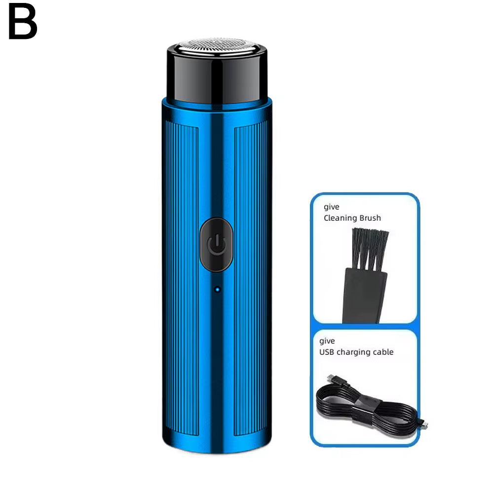 Mini Afeitadora eléctrica para hombres, máquina de afeitar portátil, cuchilla/barbera eléctrica para barba, recargable por USB, afeitadora para rostro y cuerpo, máquina de rasurar