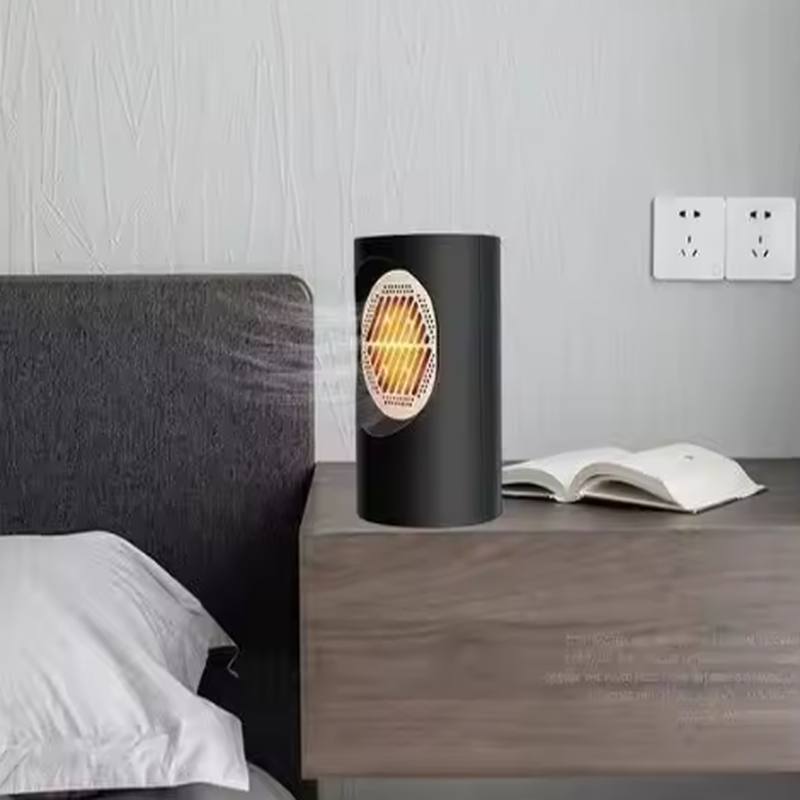 - Calentador de Escritorio Mini con Asa Redonda – 700W de Calor Potente