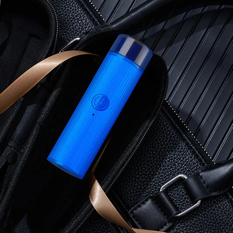 Afeitadora eléctrica mini para hombre, portátil y recargable para coche y viajes. Afeitadora profesional para depilación y cuidado del rostro y cuerpo.