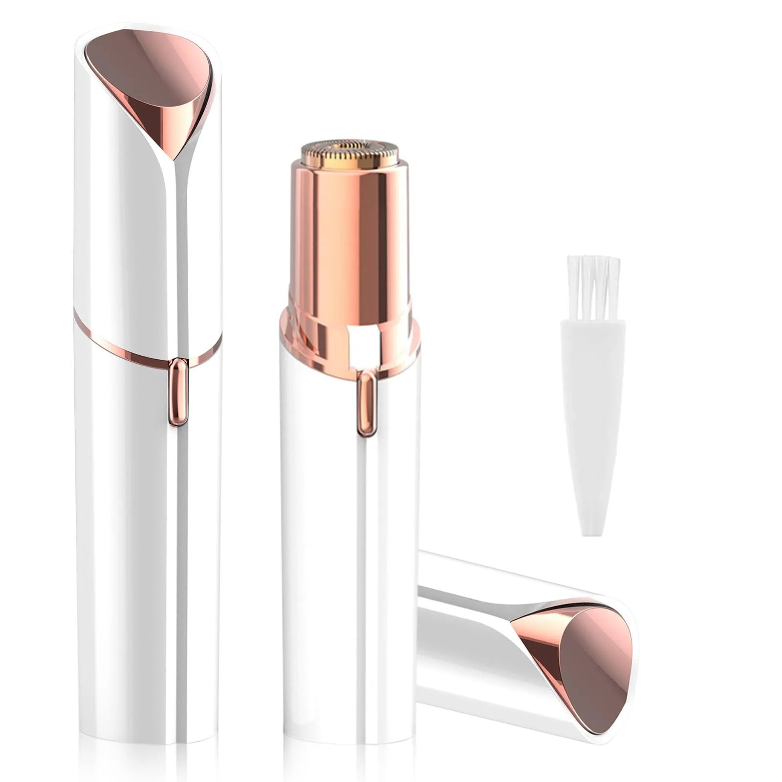 Depiladora Eléctrica Indolora para Mujeres con Luz LED – Removedor de Vello Facial Portátil