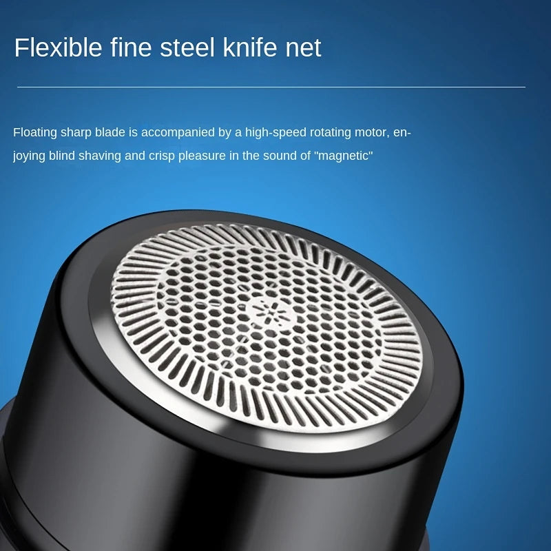 Afeitadora eléctrica mini para hombre, portátil y recargable para coche y viajes. Afeitadora profesional para depilación y cuidado del rostro y cuerpo.