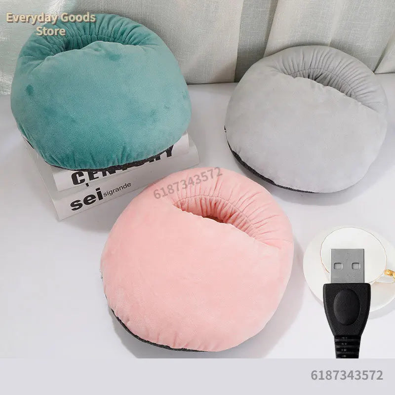 Calentador de pies eléctrico USB, almohadilla calefactora para invierno